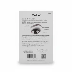 KIT 5PC BROCHA EYE NEED IT METALLIC GUNMETAL 7666