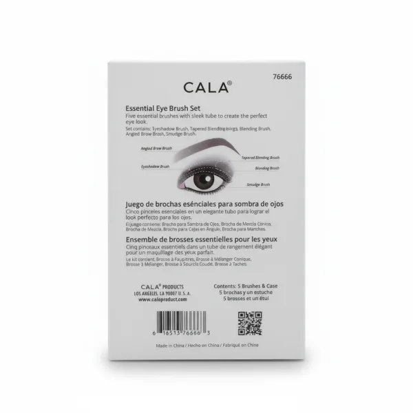 KIT 5PC BROCHA EYE NEED IT METALLIC GUNMETAL 7666